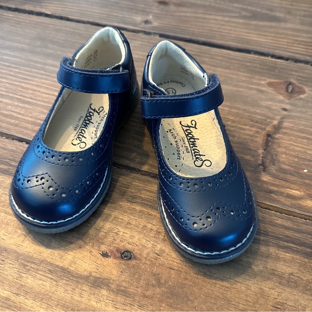 FootMates Navy Blue Kids Shoes